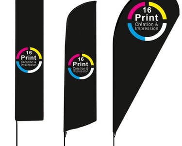 impression drapeau 16 Print charente