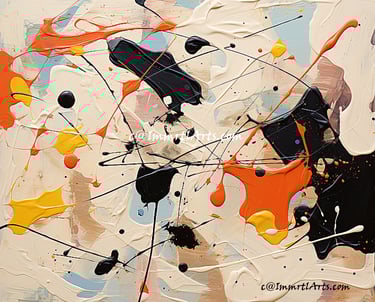 ImmrtlArts: Muddling love an abstract digital oil painting