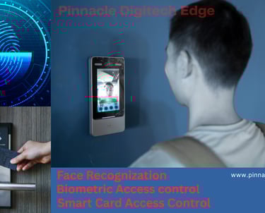 Access control using face recognition , bio metric authorization , smart card