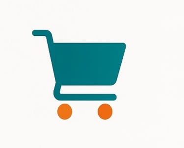 a shopping carton with a shopping carton