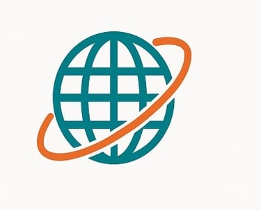 a globe globe with a globe in the middle of it