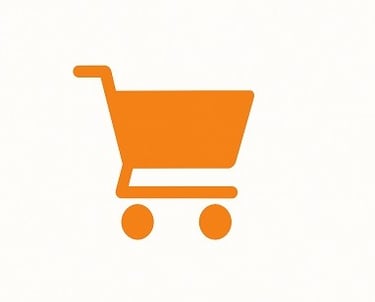 a shopping carton with a shopping carton