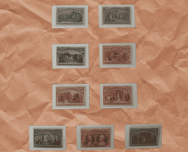 1893 Columbian Commemorative Stamps