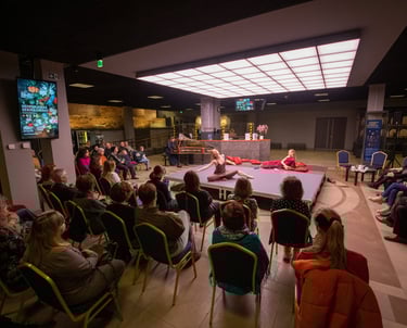 PLAY, SING, DANCE pop-up. Photo - Vytautas Abramauskas, Palace of the Grand Dukes of Lithuania