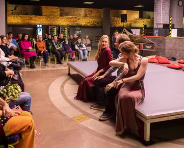 PLAY, SING, DANCE pop-up. Photo - Vytautas Abramauskas, Palace of the Grand Dukes of Lithuania