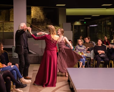 PLAY, SING, DANCE pop-up. Photo - Vytautas Abramauskas, Palace of the Grand Dukes of Lithuania