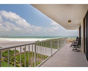 Southseas condo on marco island with wraparound balcony