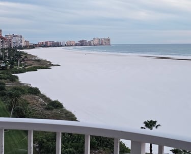Views from the Balcony to Marco Island Beach