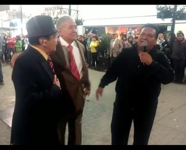 Escritor Ramón H. Romero en la "Semana del Tango".
