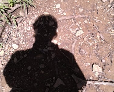 Foto Artística: Sombra de Un Escritor.