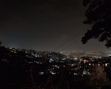 Night in shillong