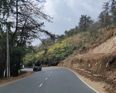 Shillong to cherrapunji route