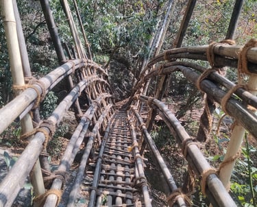 Dangerous Bamboo Trek Meghalaya