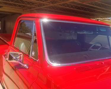 Finished chip repair by True Auto Glass