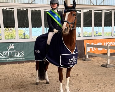 Rosie Shaw on her horse