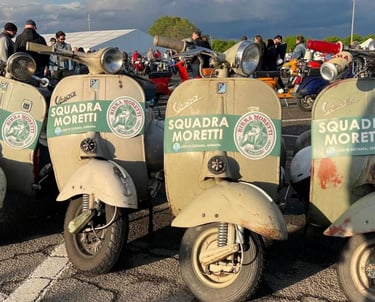 Hier die SQUADRA MORETTI, kennengelent in Pontedera