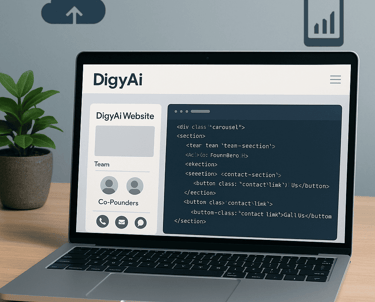 DigyAi Modern responsive website design and development service for business growth