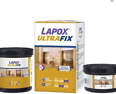 Lapox Ultrafix fast setting epoxy adhesive for multiple applications,