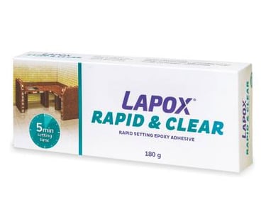 Lapox rapid and clear - fast setting glue