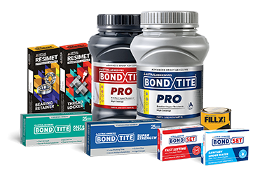 Astral Bondtite super strength epoxy adhesives.