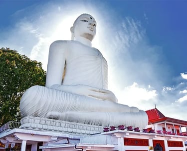 bahirawakanda vihara buddha statue