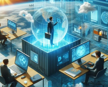 personas monitoreando y controlando