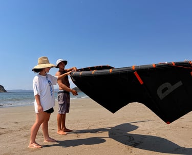 Learning kitesurfing basics