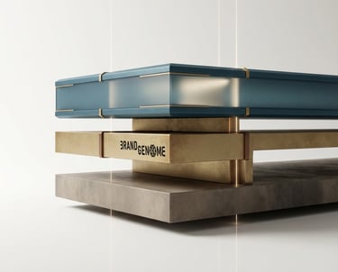 Architectural image of a separated and stacked structure.