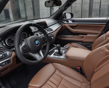 A professional cleaning technician working on a car exterior.