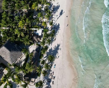 plage vue drone paseo tours