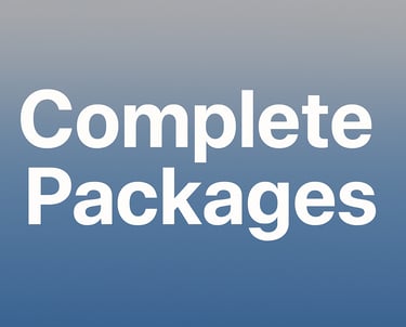 Our Complete Packages – More Services, Lower Costs