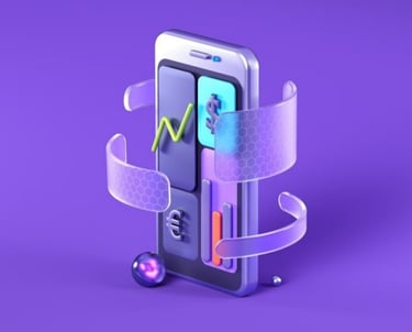 Téléphone avec les devises