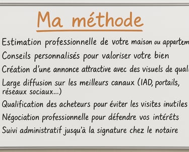 Méthode vente immobilière