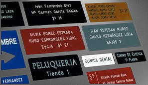 placas grabadas