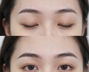 a field full of red and yellow flowers