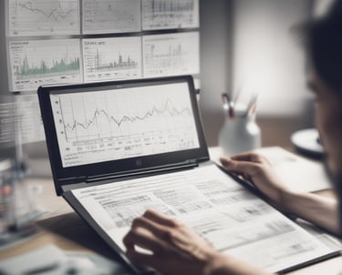 A thoughtful founder reviewing a clear, hand-drawn business strategy on a whiteboard.