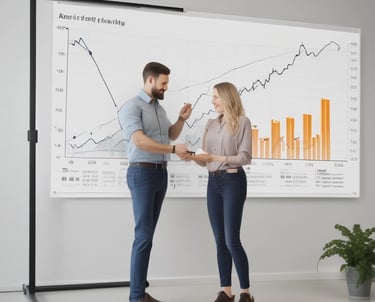 A leadership team engaged in a confident decision-making discussion around a conference table.
