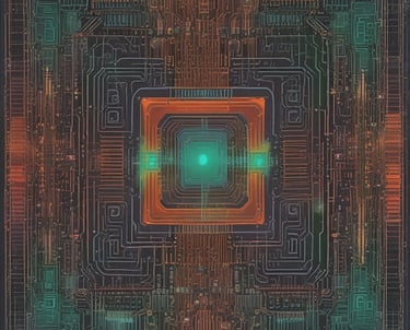 Engineer analyzing a 3D-IC architecture on multiple monitors with thermal and power data overlays.