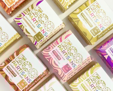 Natural vegan plastic free shampoo bars PH balanced shampoo bars