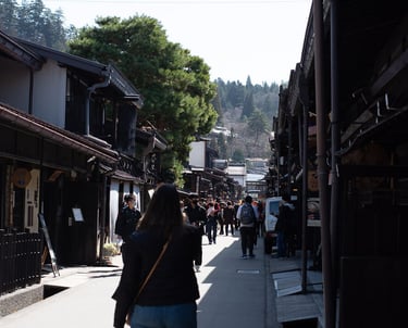 expert travel planner français dans une petite ville japonaise