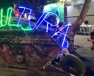 rte urbana como território de expressão viva Em Barra do Garças, a arte urbana se afirmou.