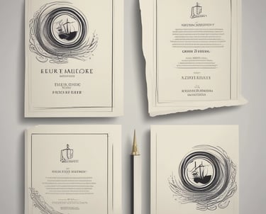 A traditional red brick building with a gabled roof and white-framed windows. The front entrance features an arched doorway and is flanked by well-maintained shrubs. A sign in the foreground reads 'Morris & Dean, Trial Lawyers & Counselors,' displaying the phone number and a digital clock showing 6:31.