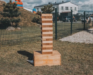 XXL Jenga žaidimas nuomai Klaipėdoje