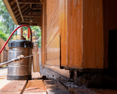 a pesticide canister for residual spray
