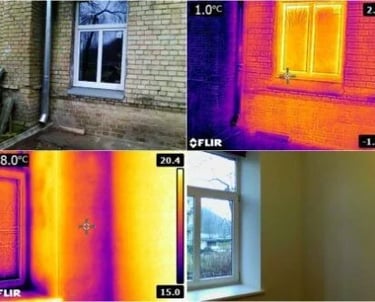 Termovizija, termoviziniai tyrimai, termovizines nuotraukos, termovizija