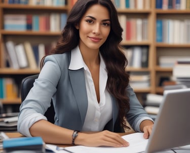 woman in black jacket sitting beside woman in white blazer