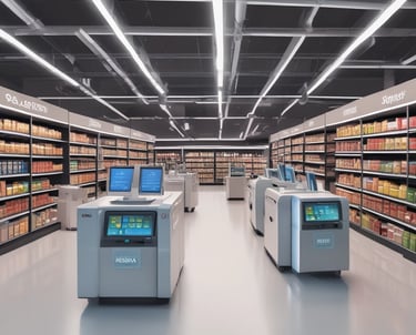 An infographic showcasing various retail segments supported by kridhaverse retail erp.