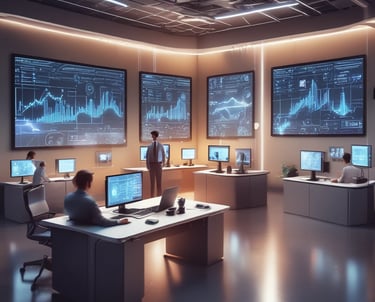 An engaging visual representation of diverse IT services offered by Kridha Technologies.