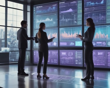 A visual representation of a CRM platform showcasing analytics and customer interactions.