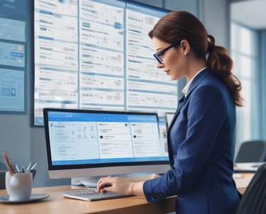 A visual representation of a CRM platform showcasing analytics and customer interactions.